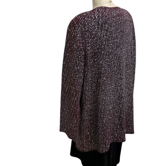 Onyx Nite  by Wendye Chaitlin Red Duster Cardigan  Crystals Size 24 - Picture 5 of 10